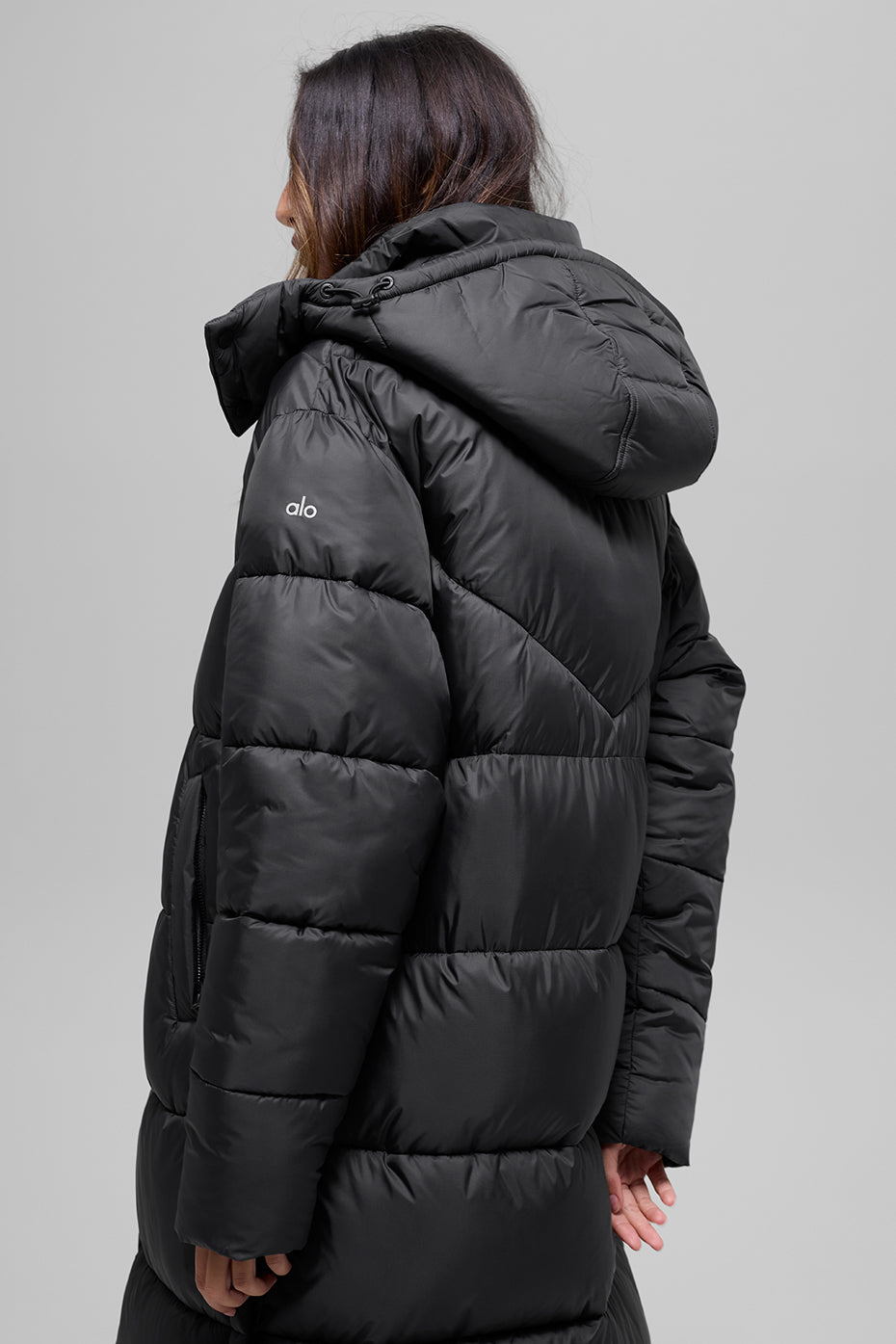Gold Rush Puffer Trench - Black — photo 3