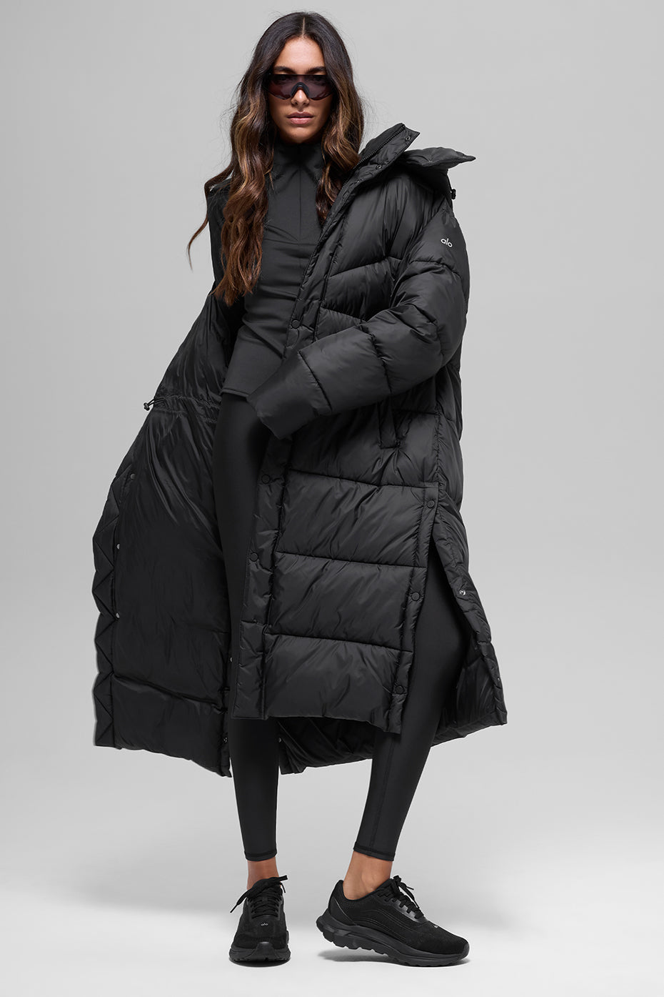 Gold Rush Puffer Trench - Black — photo 6