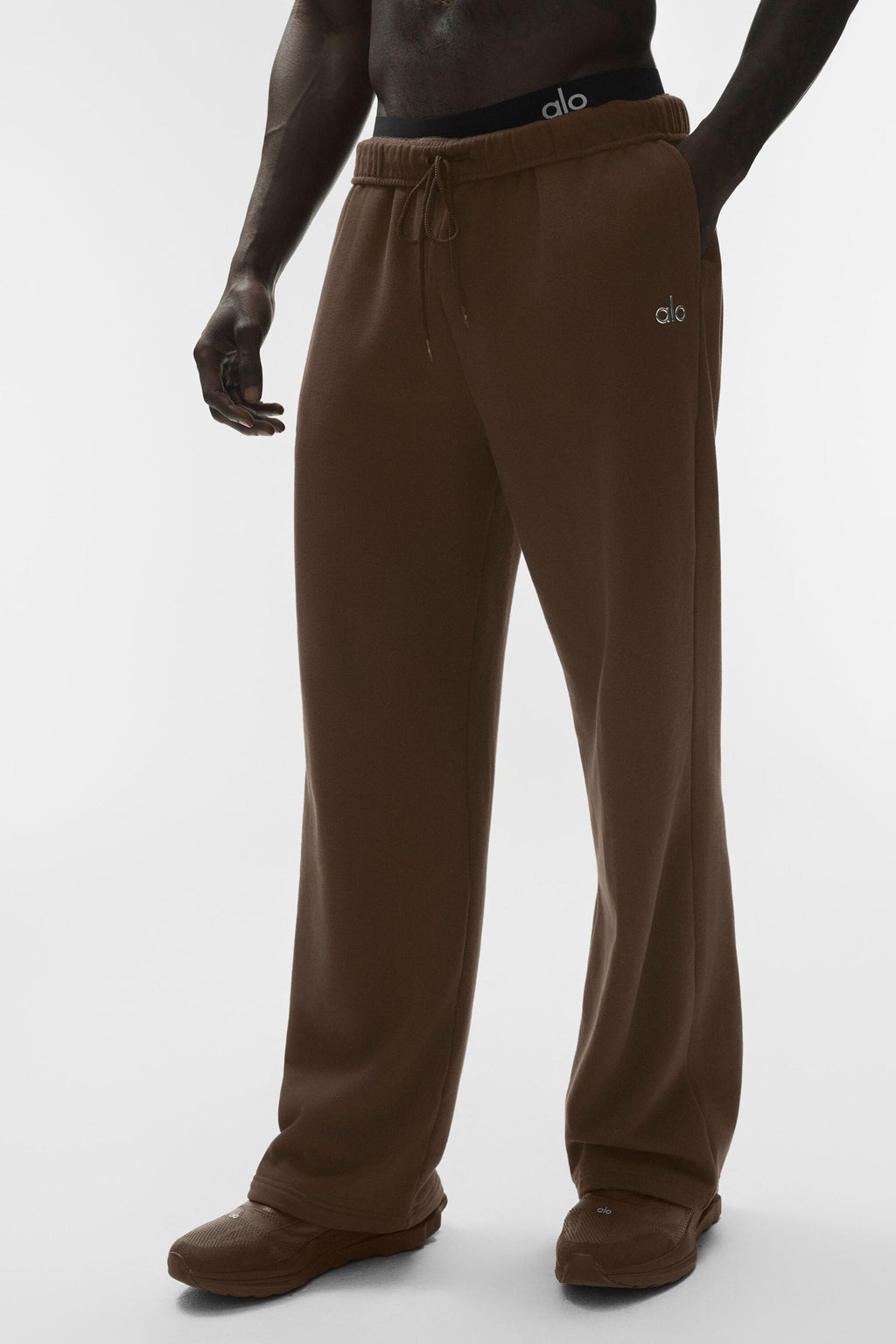 Accolade Straight Leg Sweatpant - Espresso — photo 2