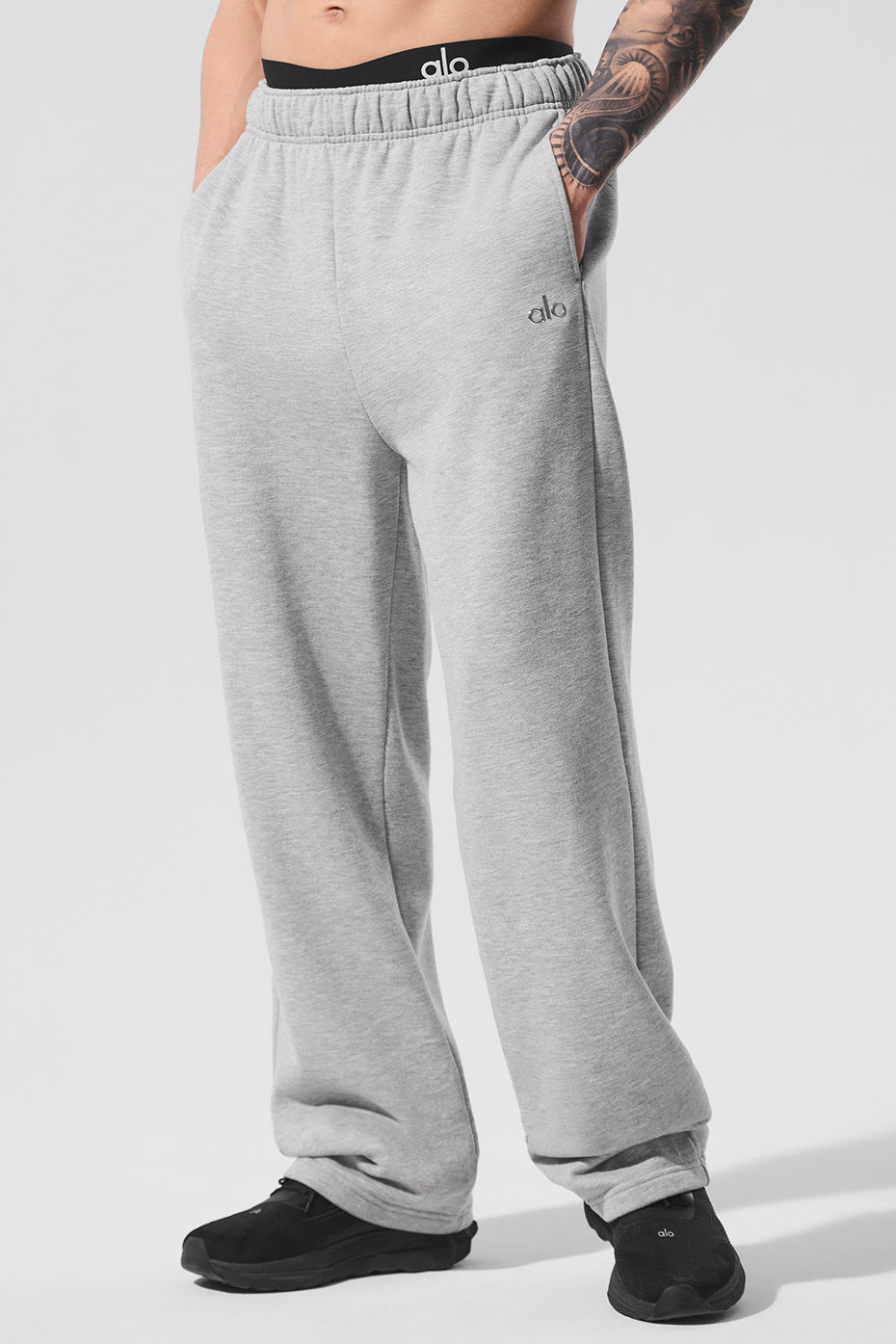 Accolade Straight Leg Sweatpant - Athletic Heather Grey — photo 1