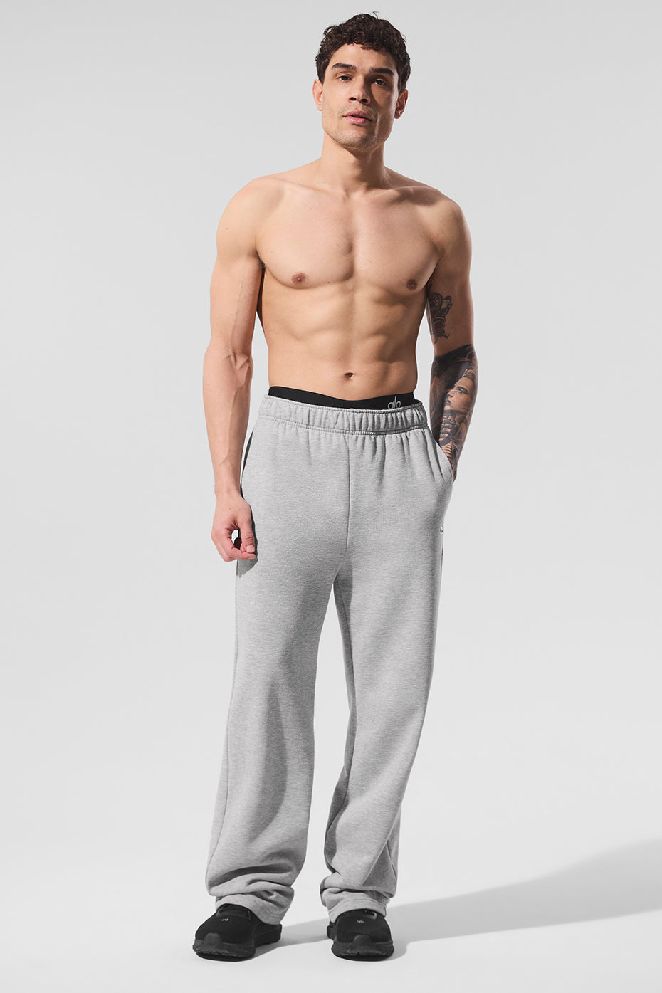 Accolade Straight Leg Sweatpant - Athletic Heather Grey — photo 5