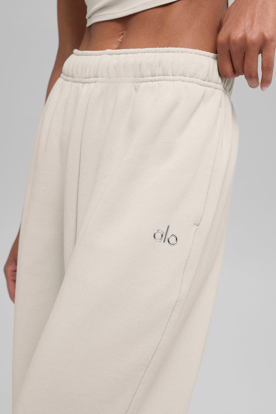 Accolade Straight Leg Sweatpant - Bone — photo 2