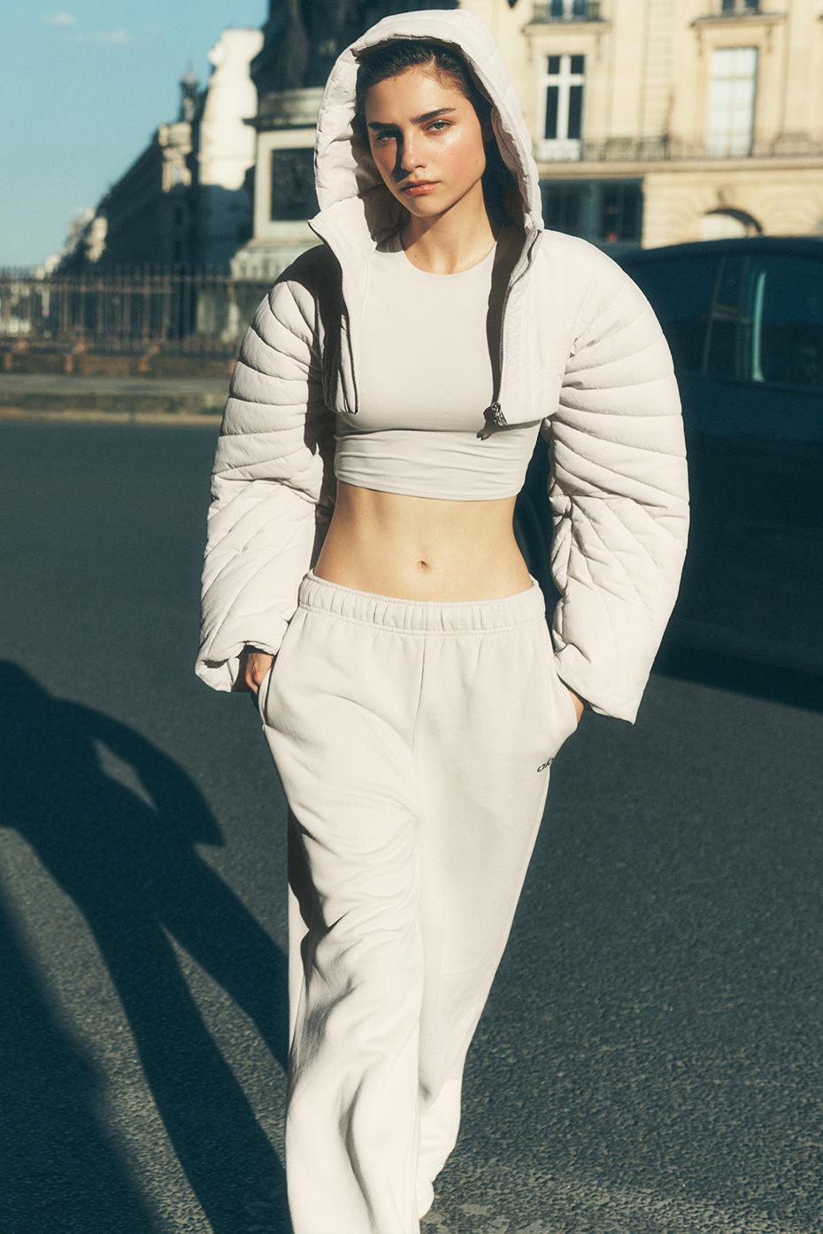 Accolade Straight Leg Sweatpant - Bone — photo 1