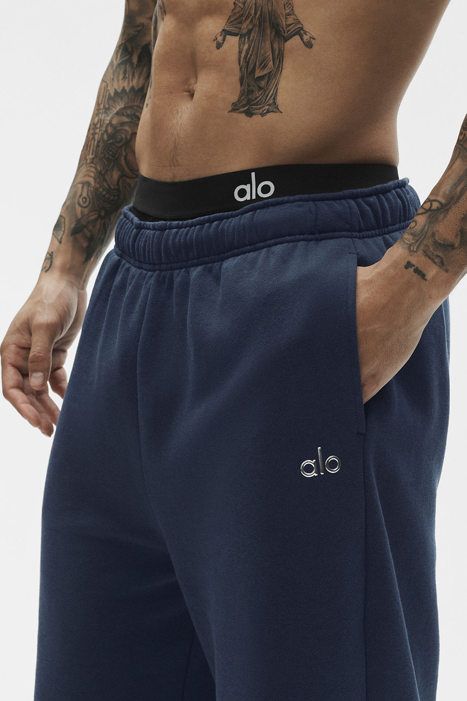 Accolade Straight Leg Sweatpant - Navy — photo 2