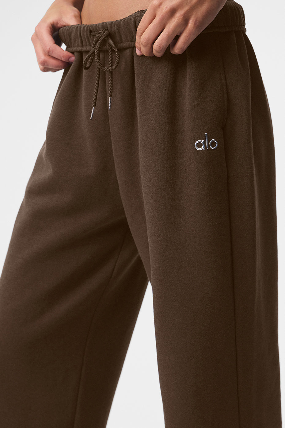 Accolade Straight Leg Sweatpant - Espresso — photo 4