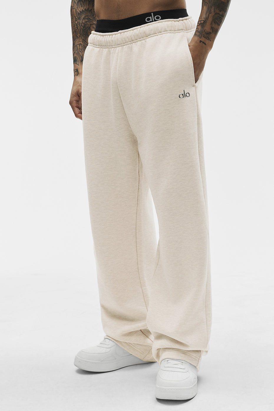 Accolade Straight Leg Sweatpant - Oatmeal Heather — photo 1