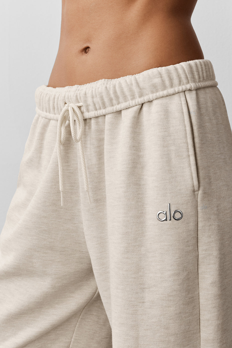 Accolade Straight Leg Sweatpant - Oatmeal Heather — photo 3