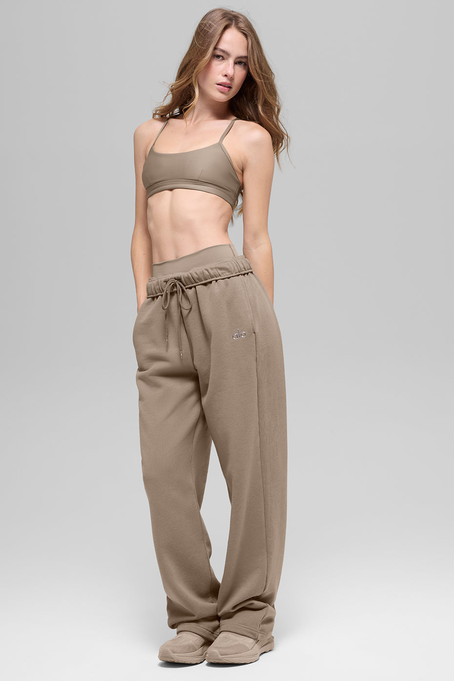 Accolade Straight Leg Sweatpant - Gravel — photo 4