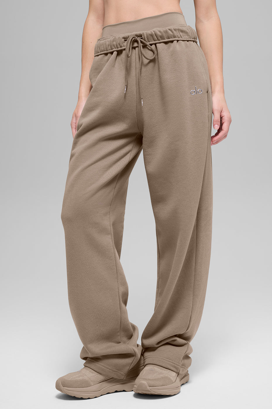 Accolade Straight Leg Sweatpant - Gravel — photo 1