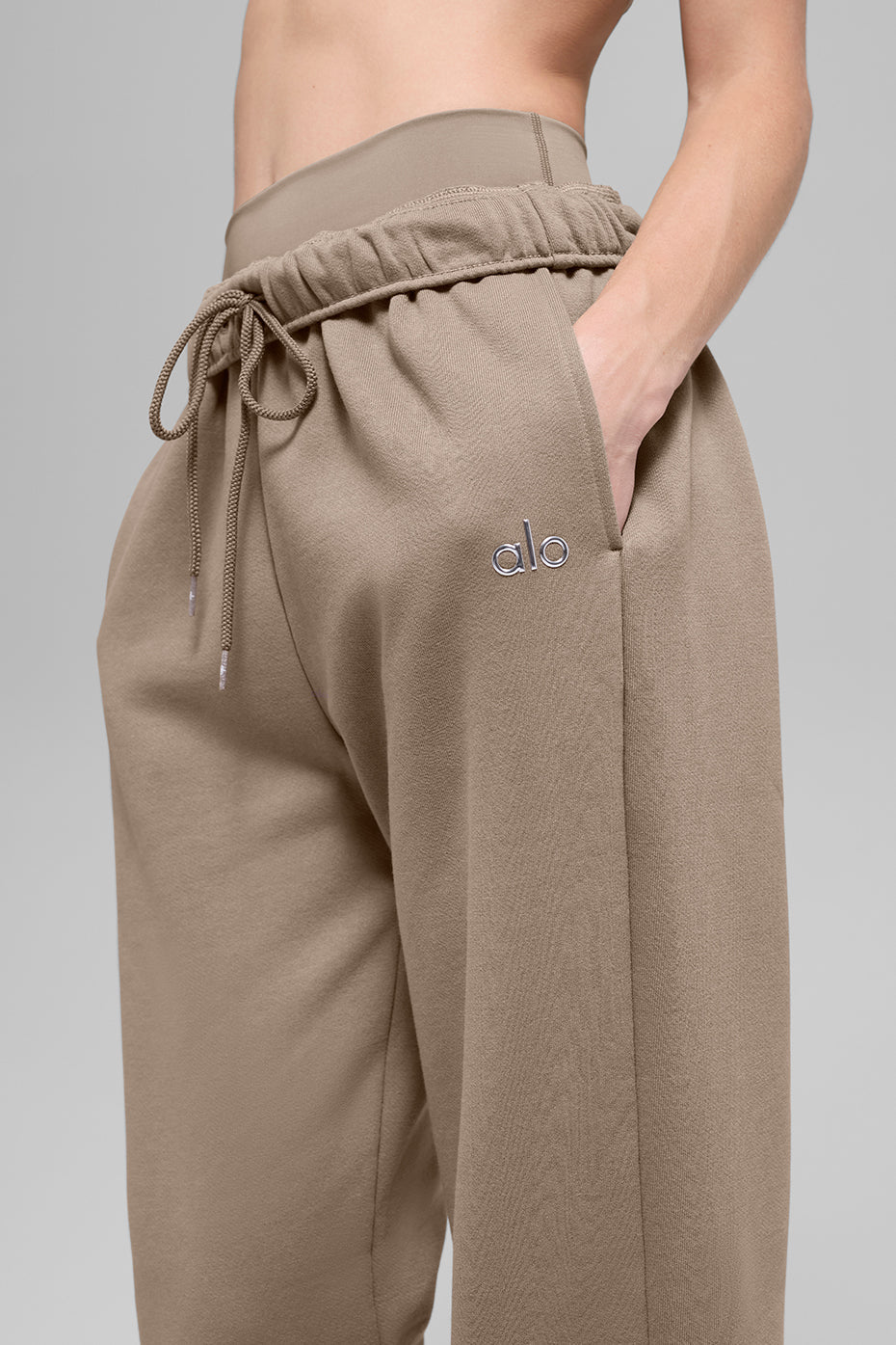 Accolade Straight Leg Sweatpant - Gravel — photo 3