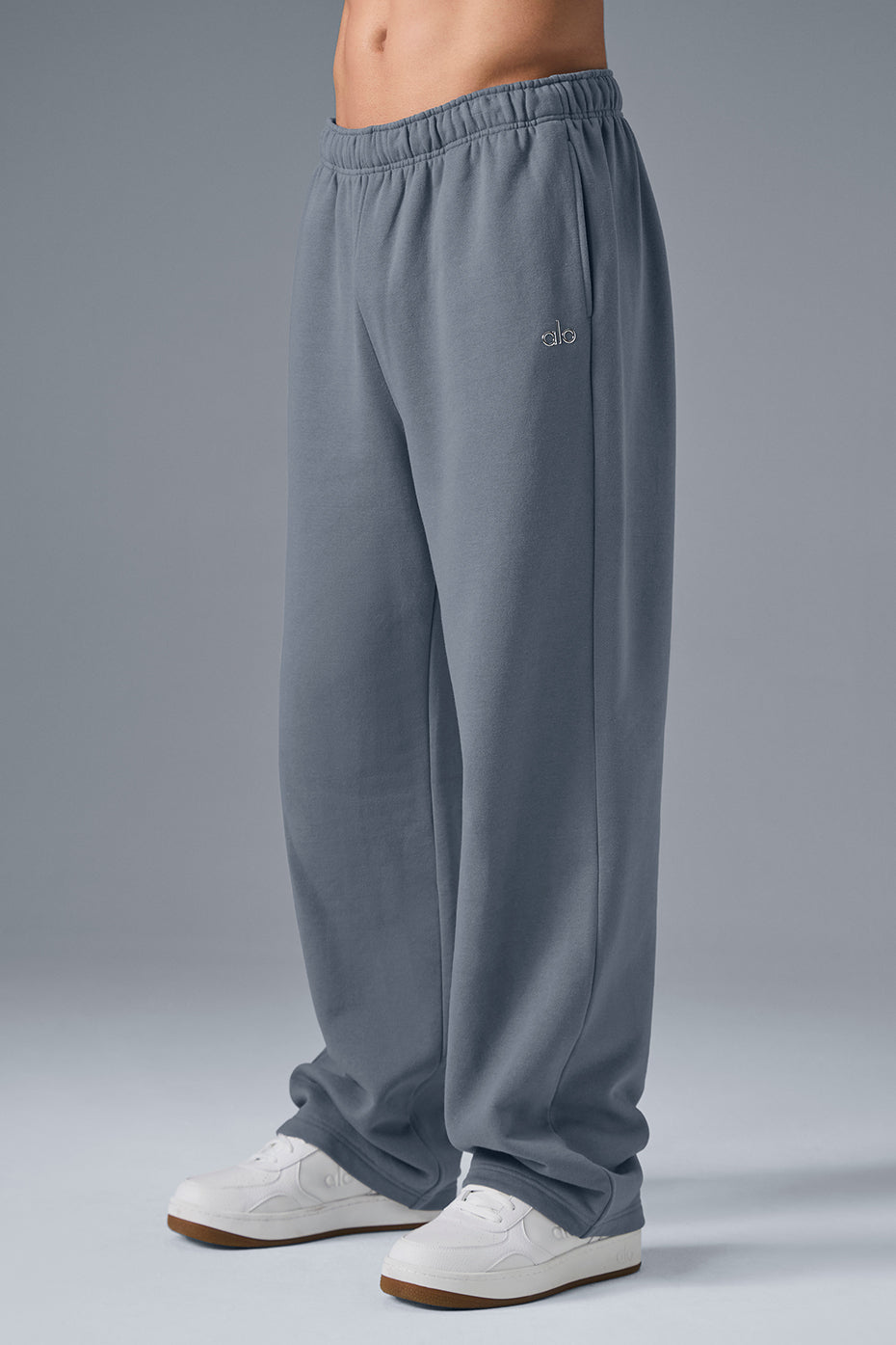 Accolade Straight Leg Sweatpant - Steel Grey — photo 3