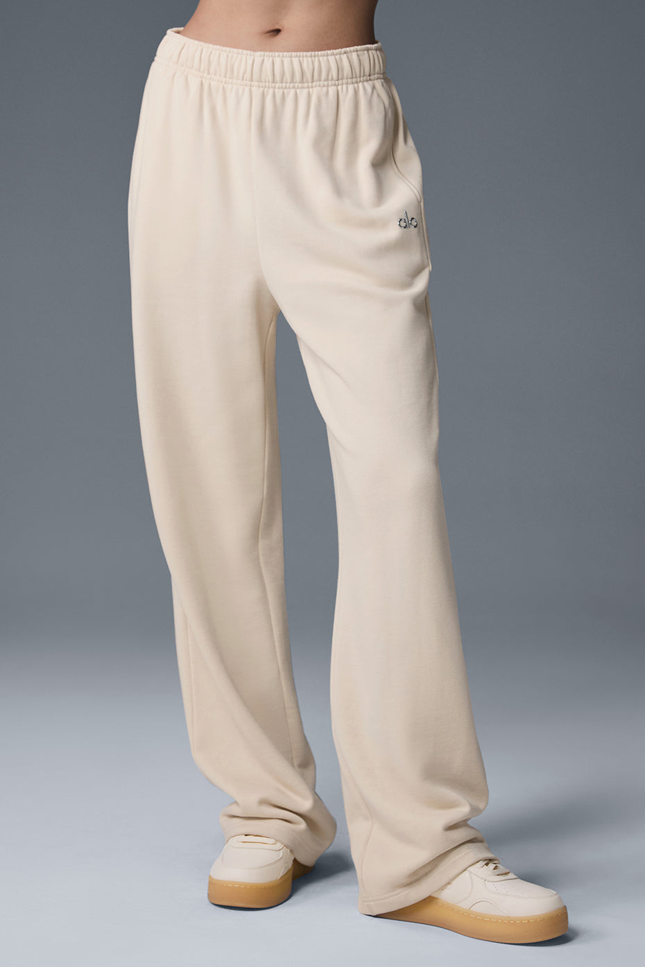 Accolade Straight Leg Sweatpant - Oat Milk — photo 1