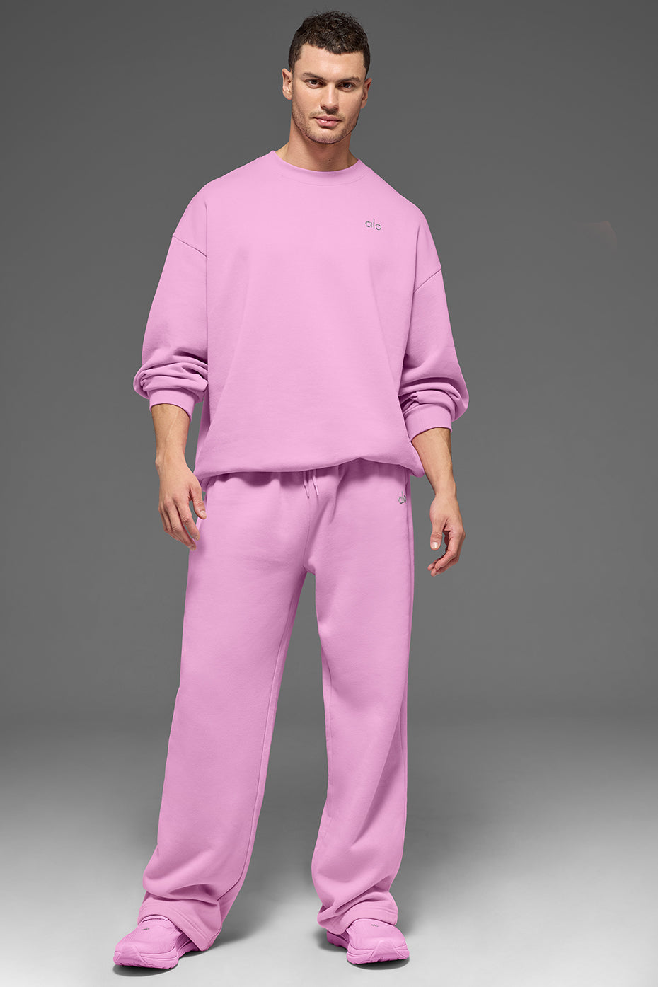 Accolade Straight Leg Sweatpant - Candy Heart Pink — photo 4