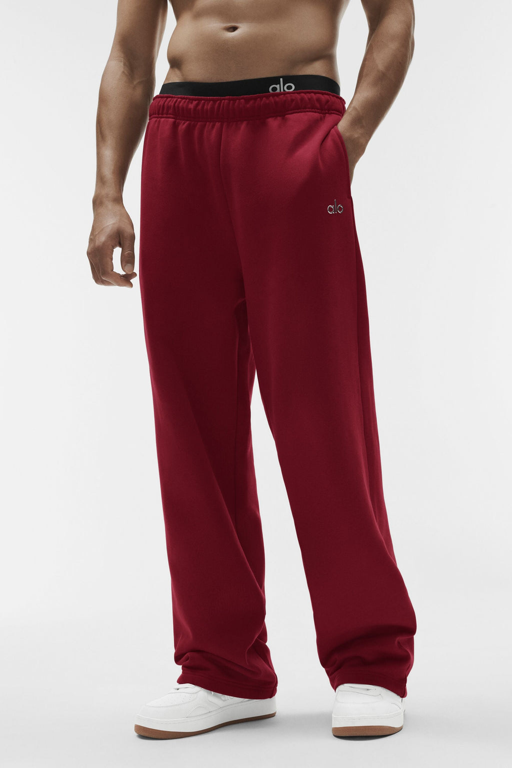 Accolade Straight Leg Sweatpant - Summer Romance Red — photo 1