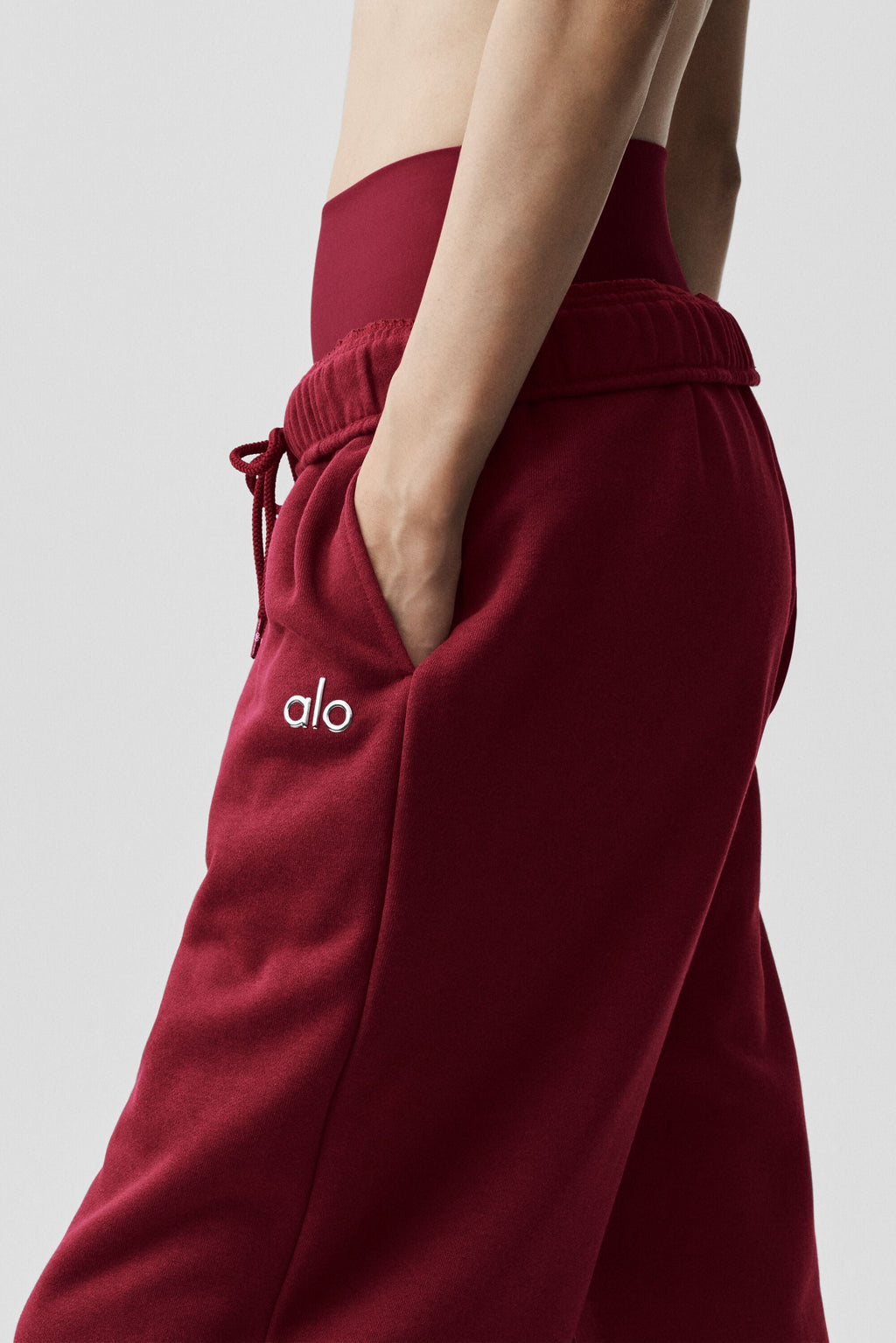 Accolade Straight Leg Sweatpant - Summer Romance Red — photo 3