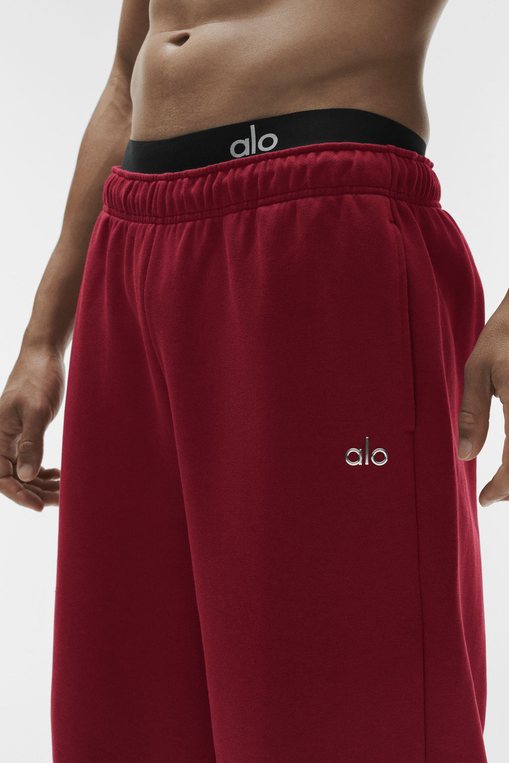 Accolade Straight Leg Sweatpant - Summer Romance Red — photo 3