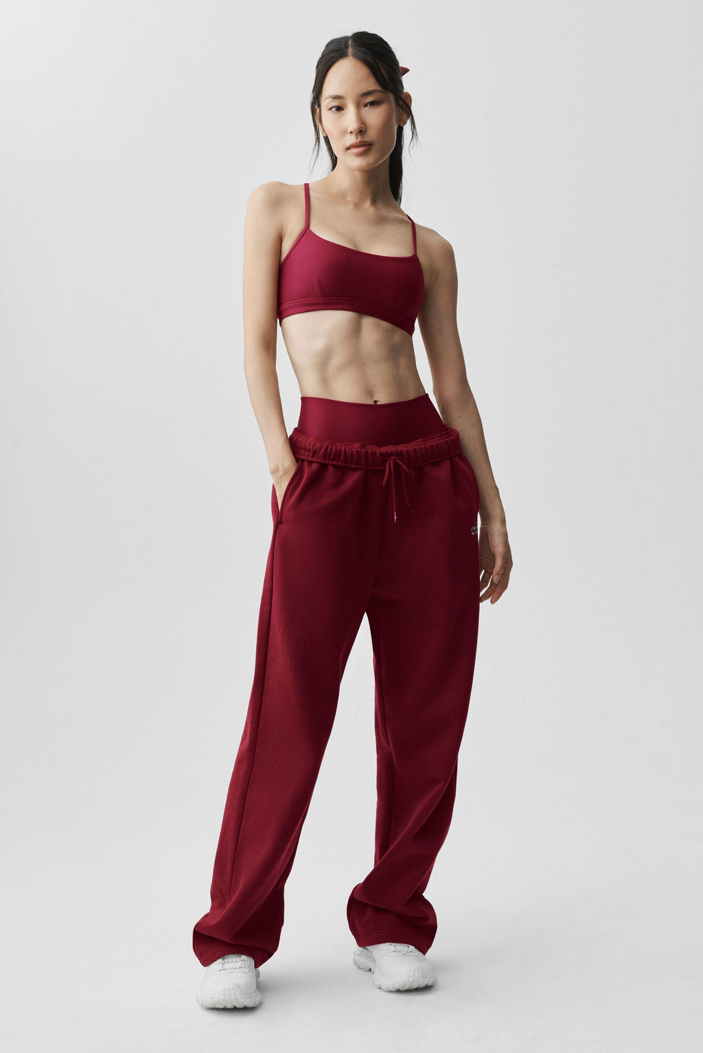 Accolade Straight Leg Sweatpant - Summer Romance Red — photo 5