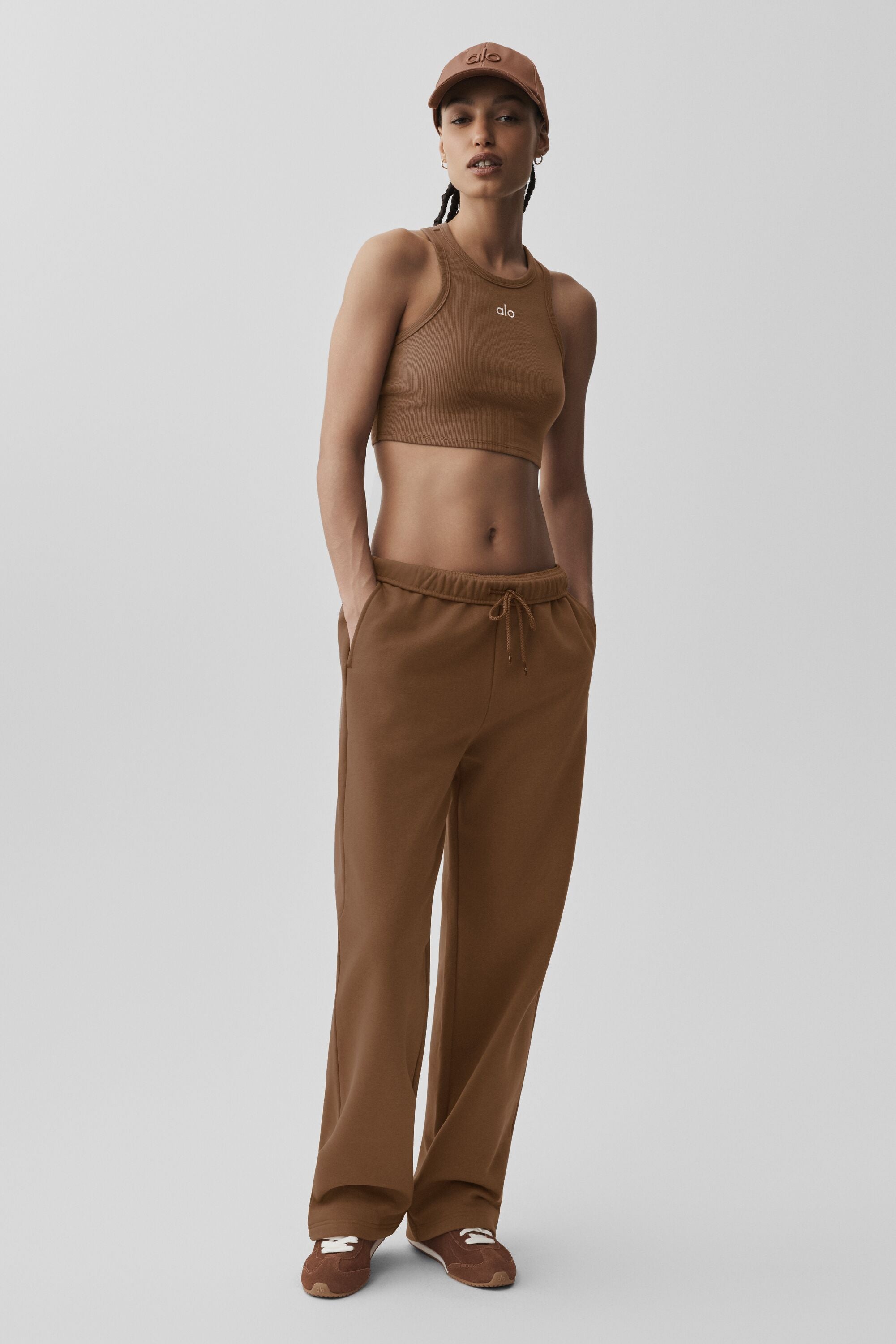 Accolade Straight Leg Sweatpant - Sun Kissed Brown — photo 5
