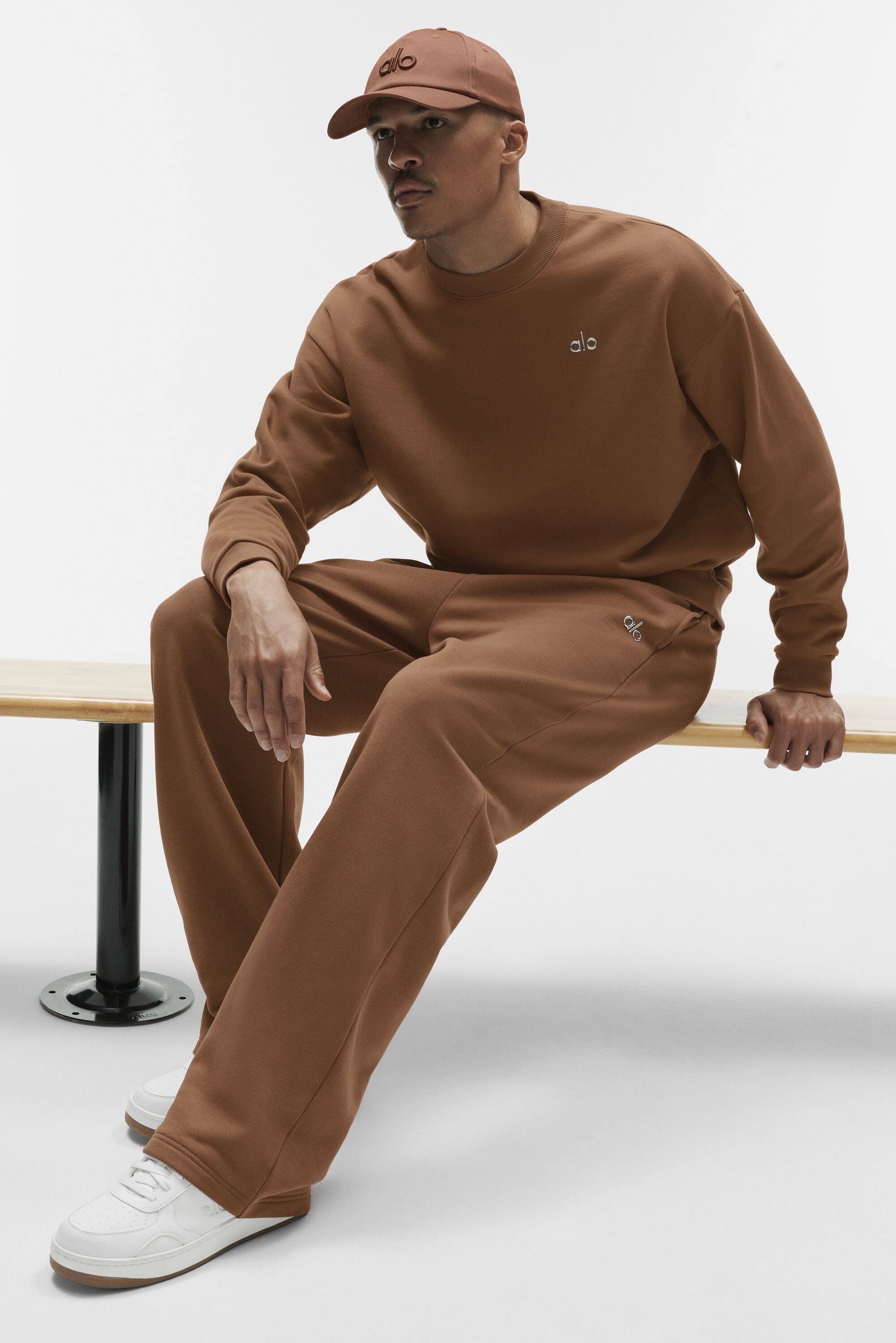 Accolade Straight Leg Sweatpant - Sun Kissed Brown — photo 4