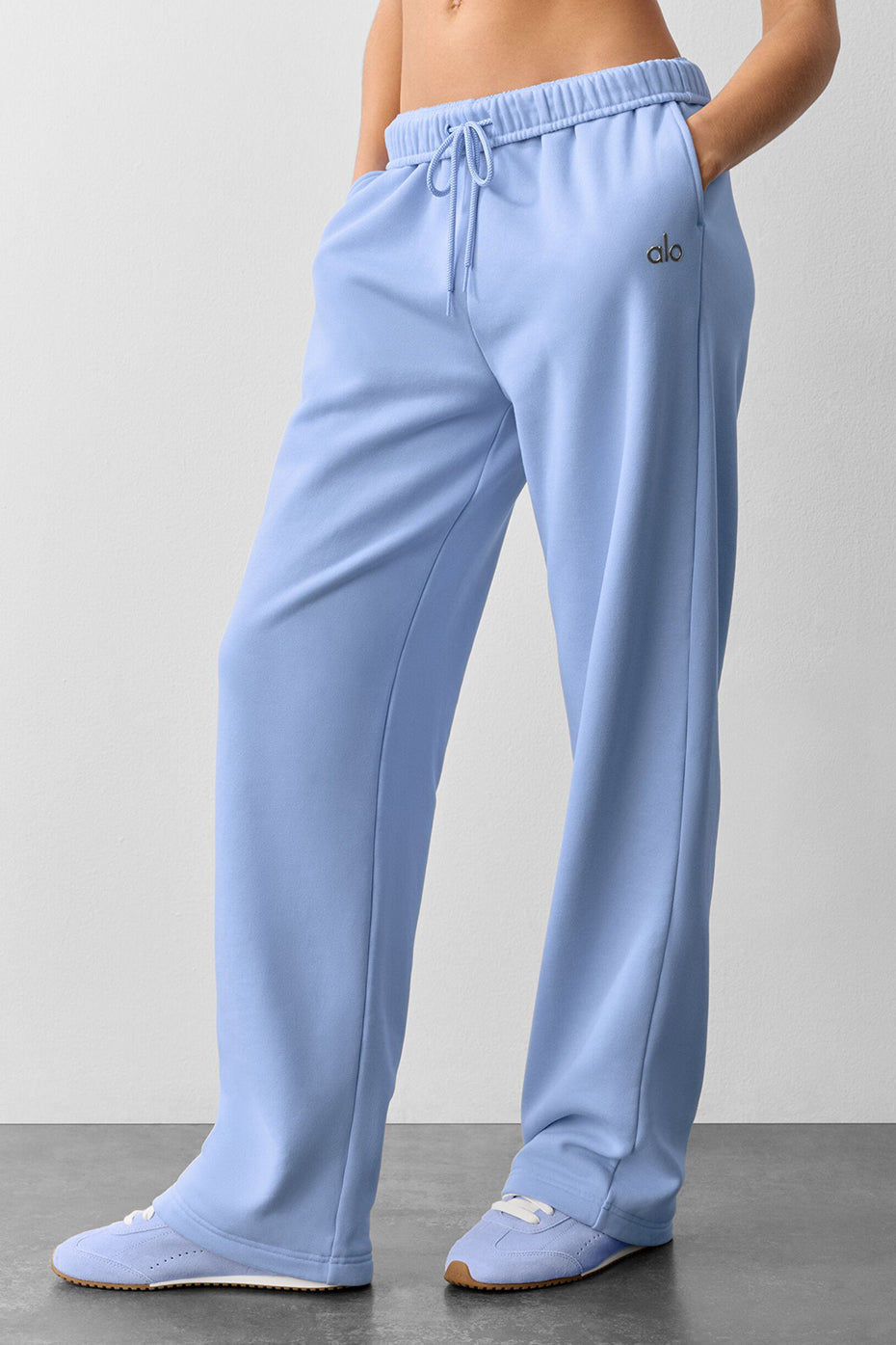 Accolade Straight Leg Sweatpant - Light Provence Blue — photo 4