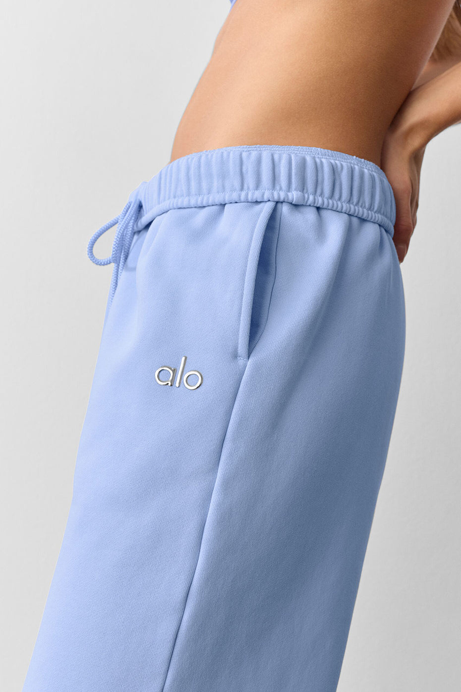 Accolade Straight Leg Sweatpant - Light Provence Blue — photo 3