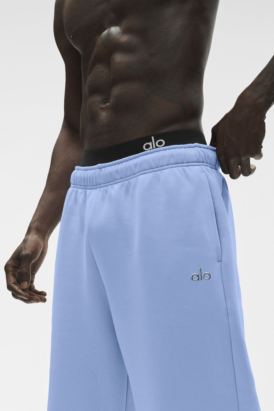 Accolade Straight Leg Sweatpant - Light Provence Blue — photo 3