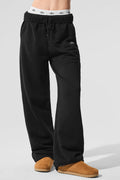Accolade Straight Leg Sweatpant - Black — photo 2