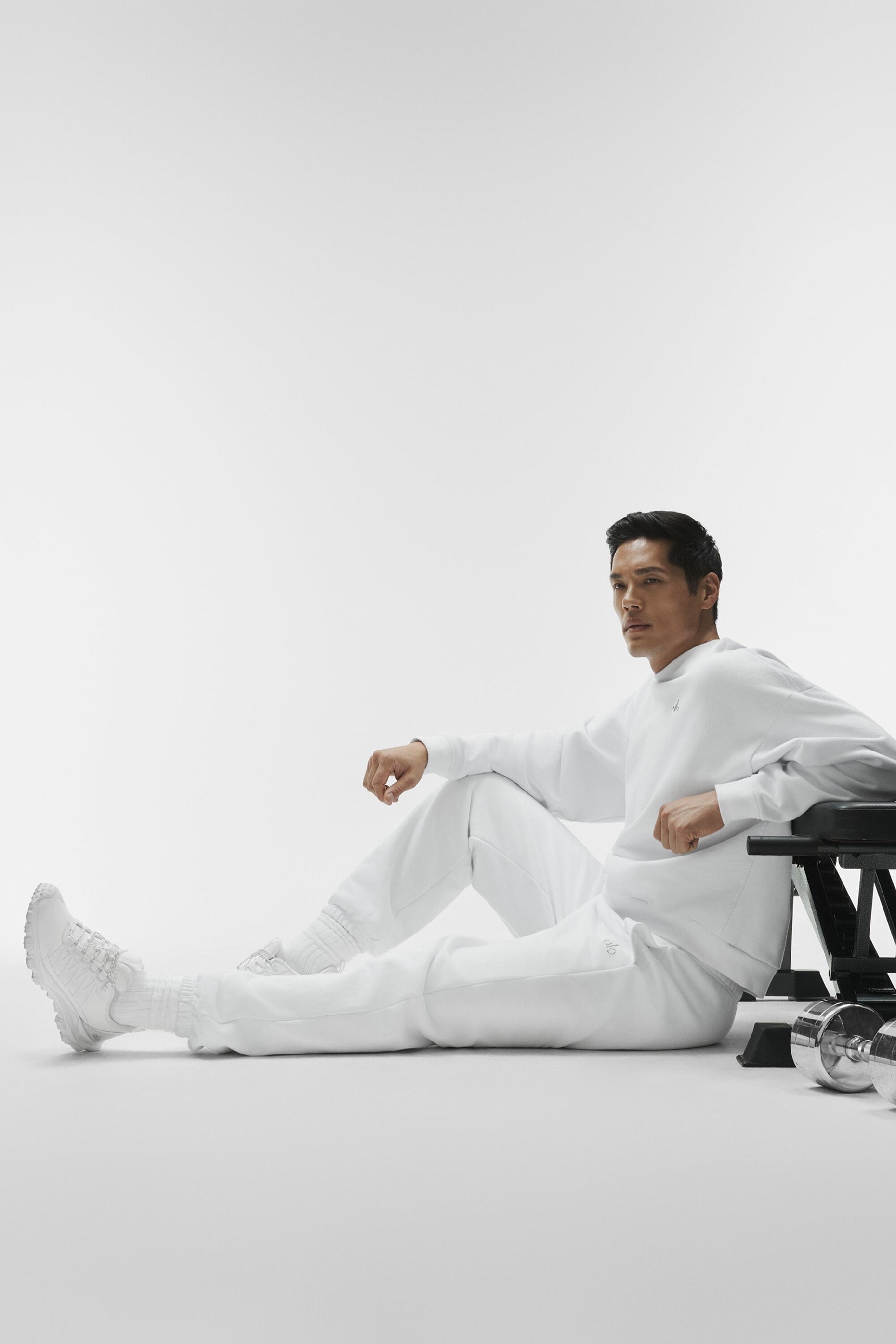 Accolade Sweatpant - White — photo 4