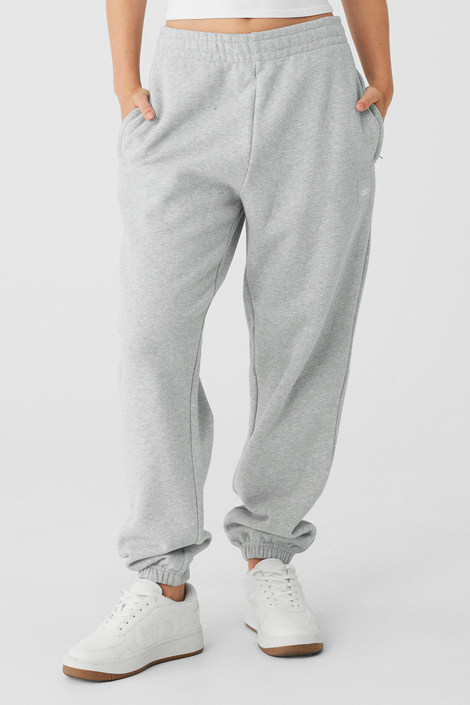 Cuffed Renown Heavy Weight Sweatpant - Athletic Heather Grey — photo 1