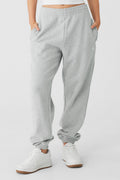 Cuffed Renown Heavy Weight Sweatpant - Athletic Heather Grey — photo 1