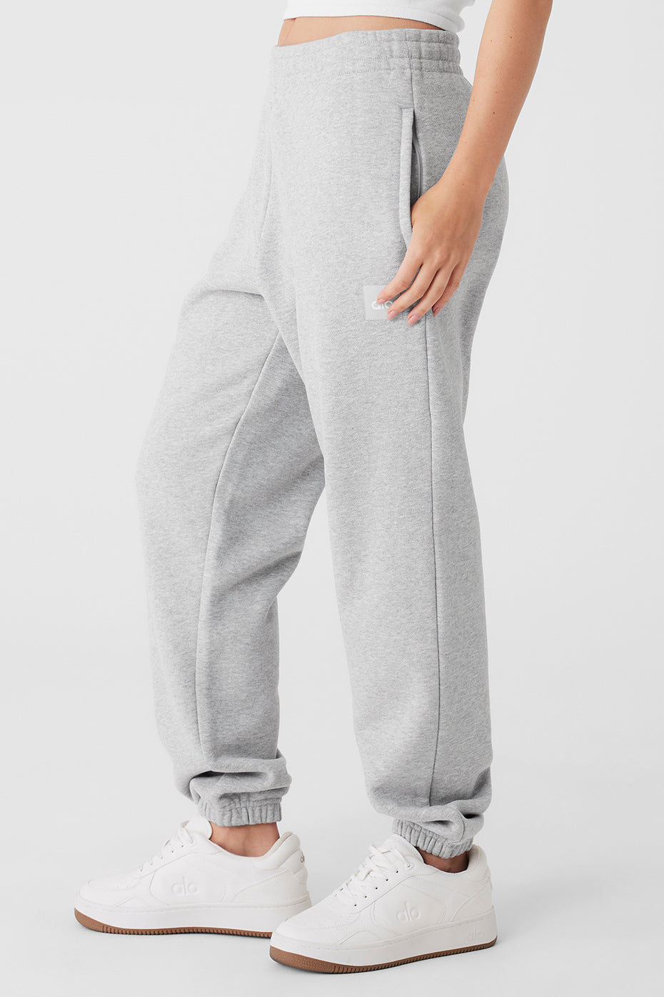 Cuffed Renown Heavy Weight Sweatpant - Athletic Heather Grey — photo 3