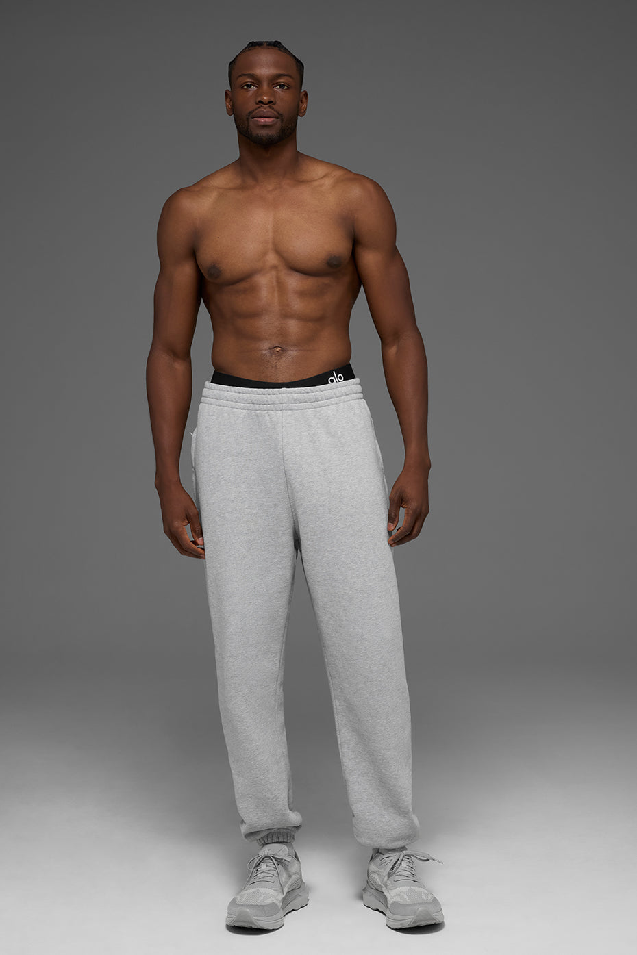 Cuffed Renown Heavy Weight Sweatpant - Athletic Heather Grey — photo 4