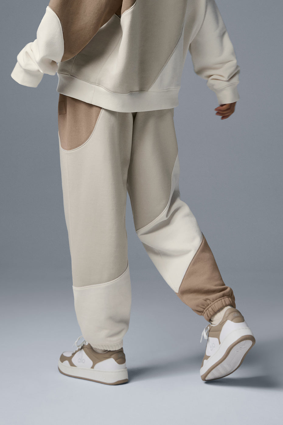 Make Waves Sweatpant - Ivory/Bone/Gravel — photo 2