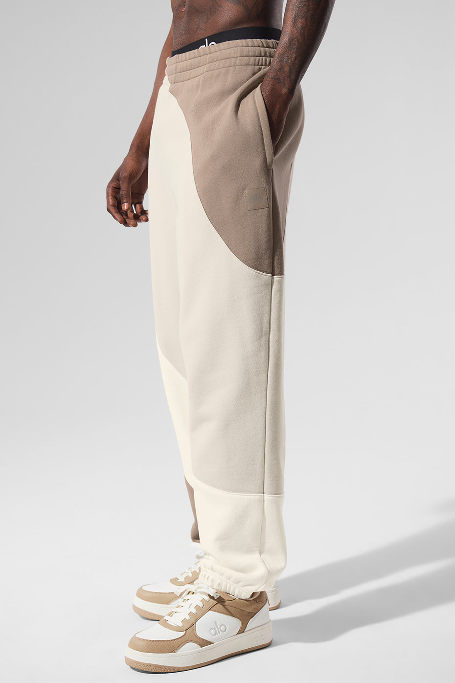 Make Waves Sweatpant - Ivory/Bone/Gravel — photo 3