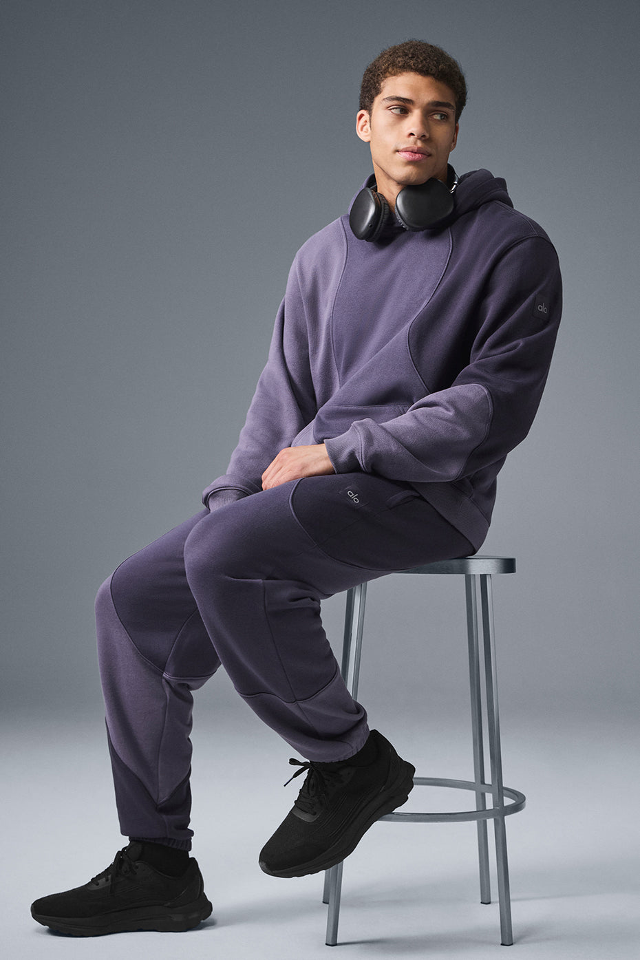 Make Waves Sweatpant - Italian Plum Tonal — photo 1