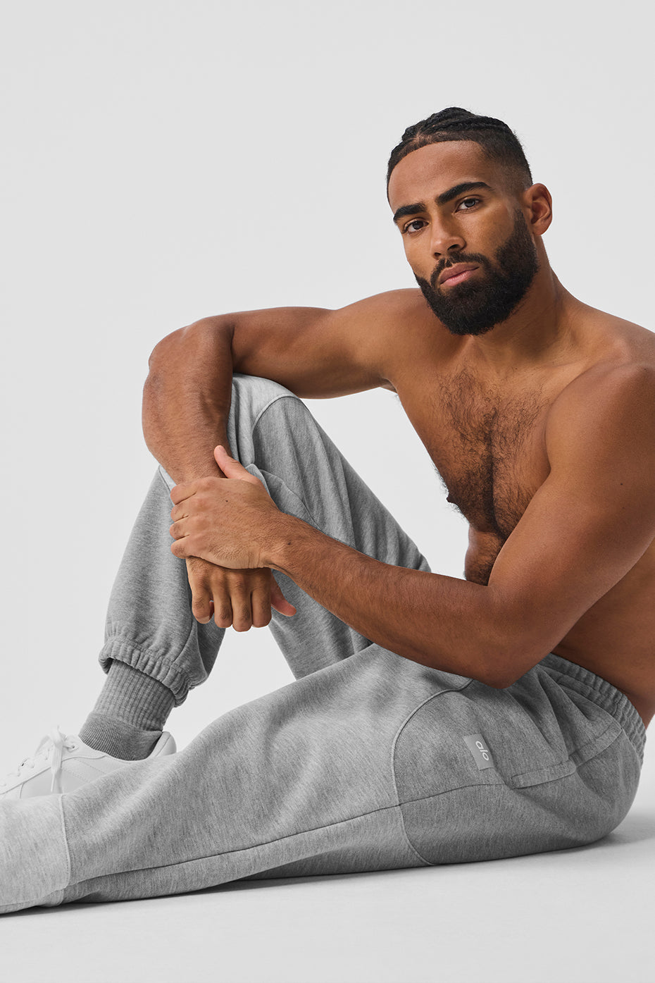 Make Waves Sweatpant - Athletic Heather Grey Tonal — photo 5
