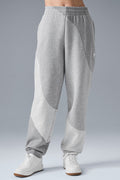 Make Waves Sweatpant - Athletic Heather Grey Tonal — photo 1