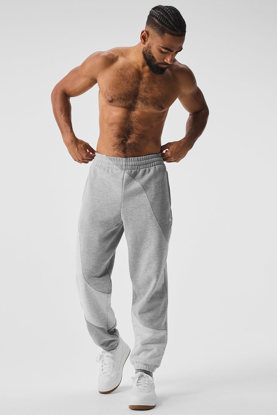 Make Waves Sweatpant - Athletic Heather Grey Tonal — photo 6