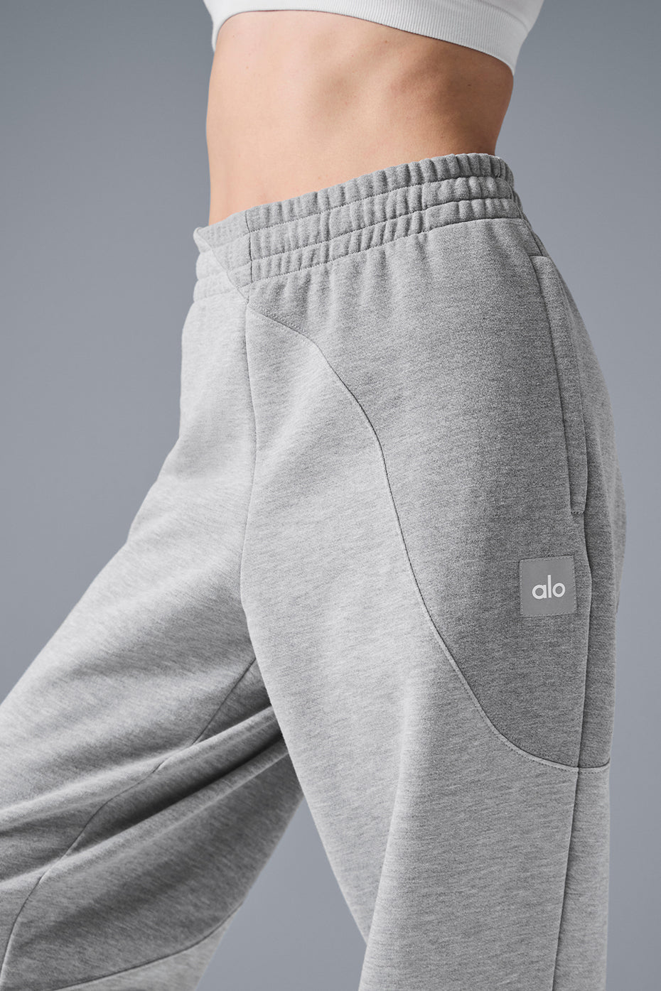 Make Waves Sweatpant - Athletic Heather Grey Tonal — photo 3