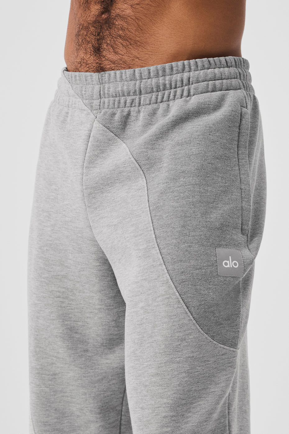 Make Waves Sweatpant - Athletic Heather Grey Tonal — photo 4
