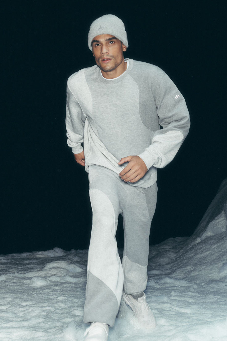 Make Waves Sweatpant - Athletic Heather Grey Tonal — photo 1