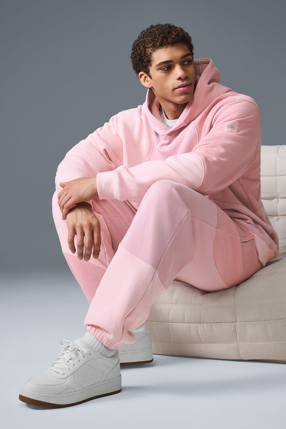 Make Waves Sweatpant - Sunset Pink Tonal — photo 1