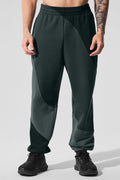 Make Waves Sweatpant - Charcoal Green Tonal — photo 1