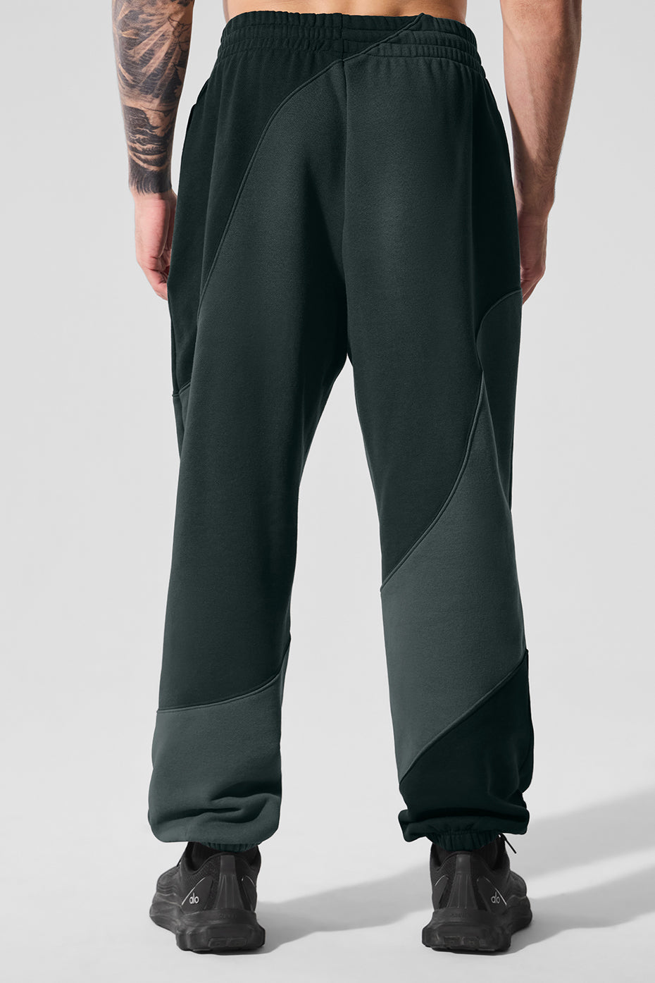 Make Waves Sweatpant - Charcoal Green Tonal — photo 2