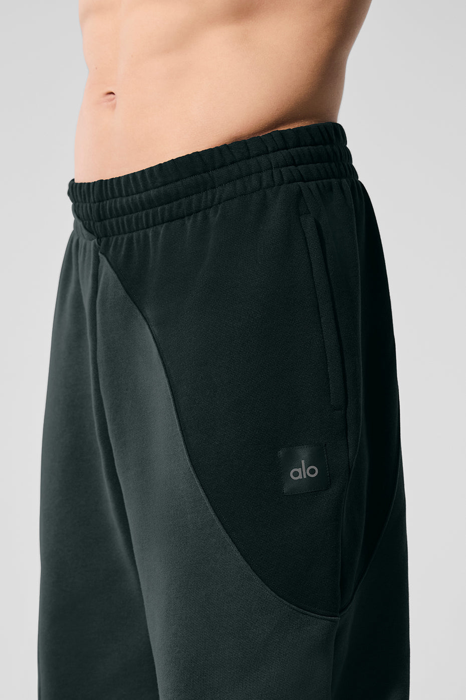 Make Waves Sweatpant - Charcoal Green Tonal — photo 4