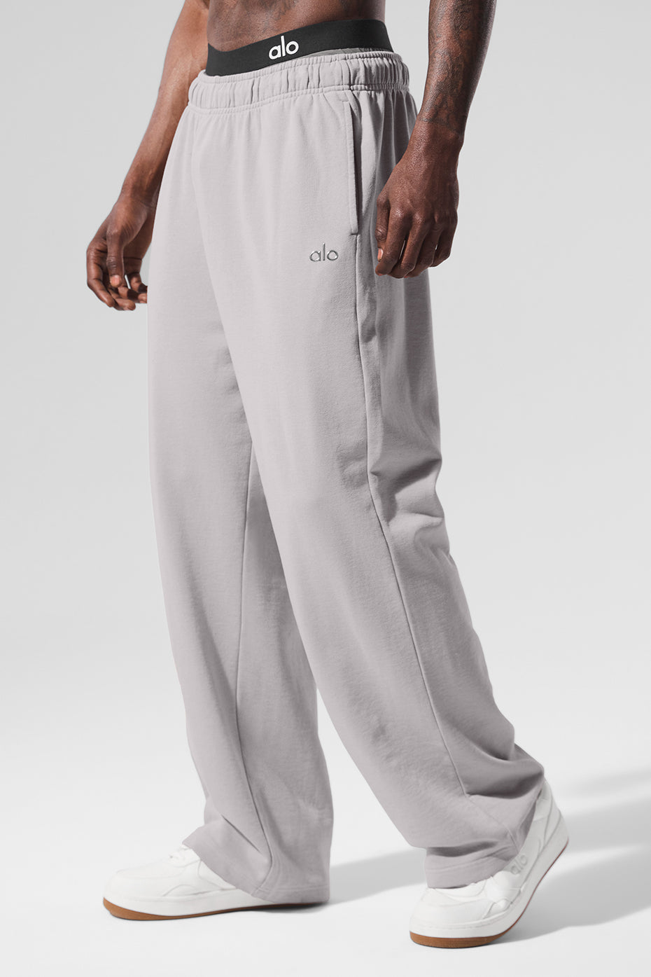 Washed Accolade Straight Leg Sweatpant - Grey Sky Wash — photo 4