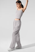 Washed Accolade Straight Leg Sweatpant - Grey Sky Wash — photo 1