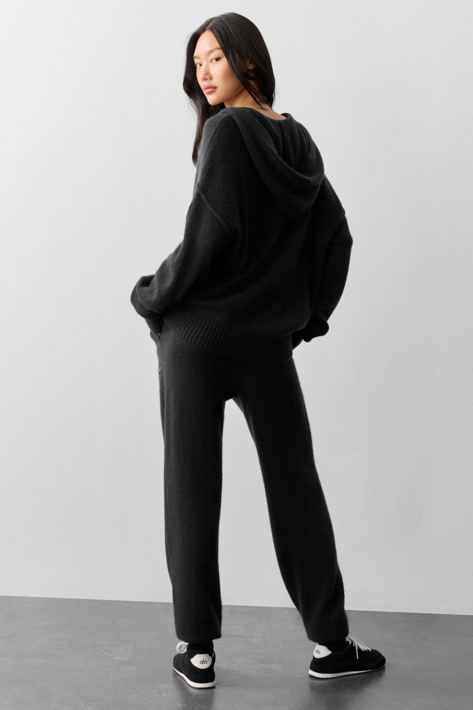 Wool Cashmere New Class Sweatpant - Black — photo 5