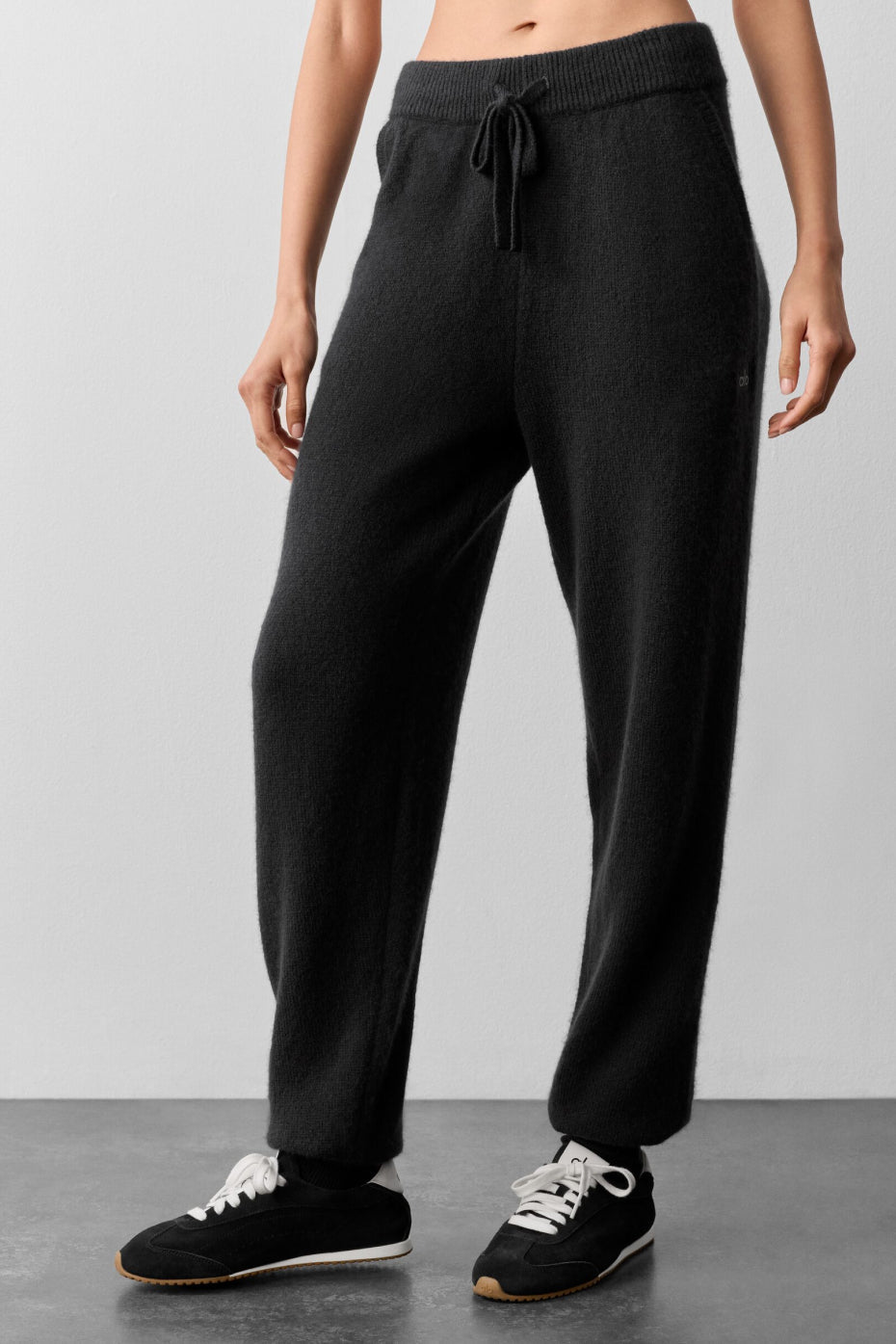 Wool Cashmere New Class Sweatpant - Black — photo 3