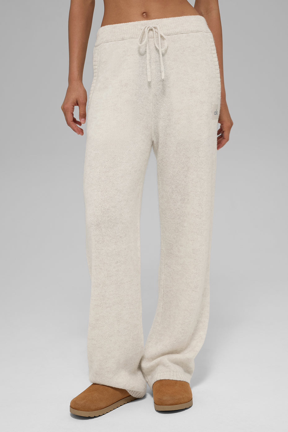 Wool Cashmere New Class Sweatpant - Bone Heather — photo 1